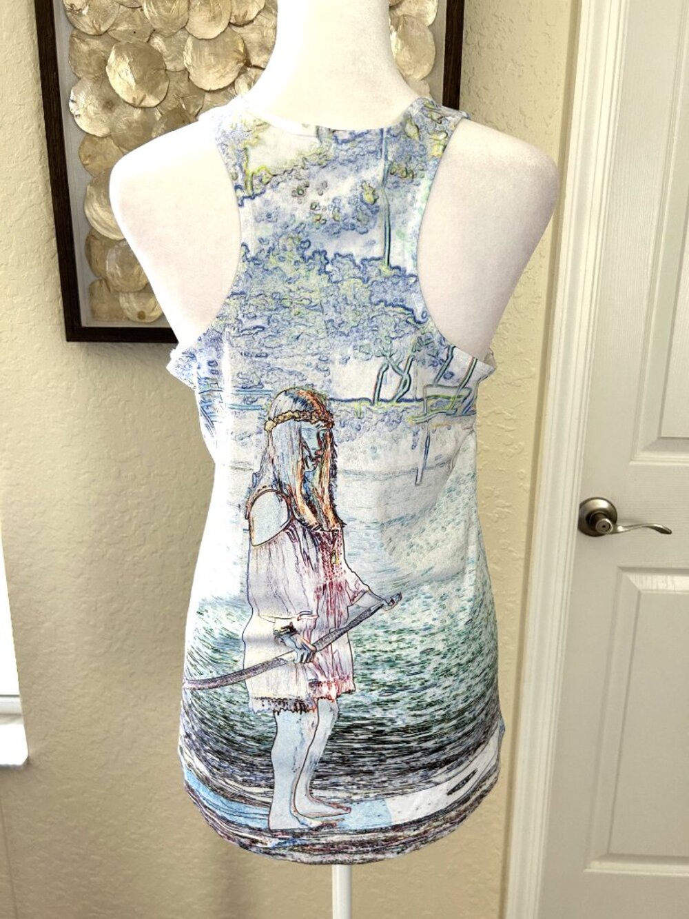 Ethereal Graphic Racerback Tank Top - Picture 3 of 3